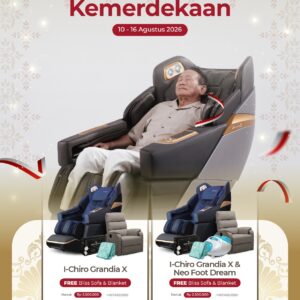 KURSI PIJAT GRANDIA X FREE BLISS CHAIR & NEO FOOT DREAM+ SLEEP LOGIC