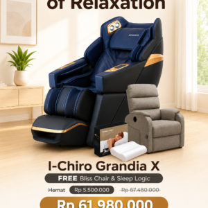 KURSI PIJAT GRANDIA X FREE BLISS CHAIR 7 SLEEP LOGIC