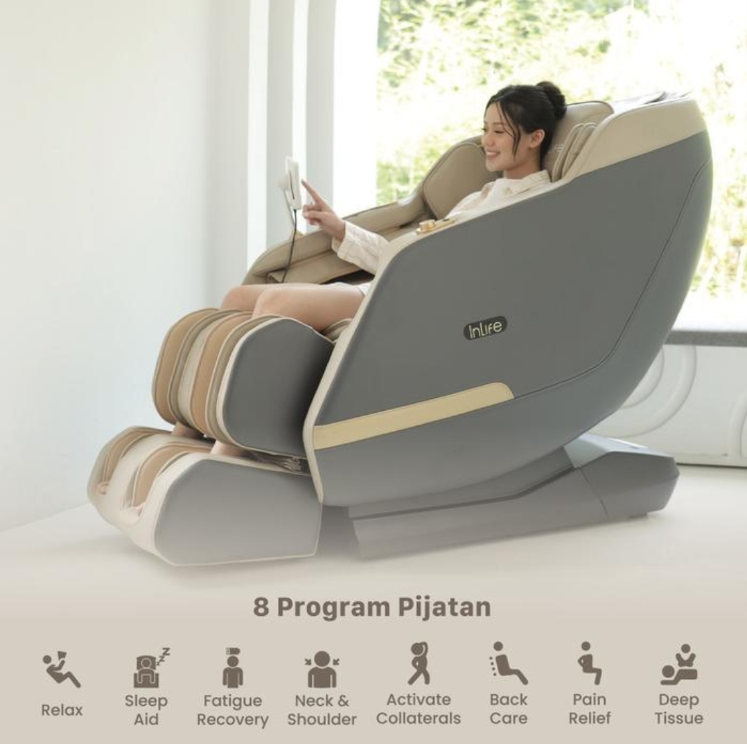 KURSI PIJAT INLIFE REVIVE ADVANCE FREE BLISS - Gambar 3