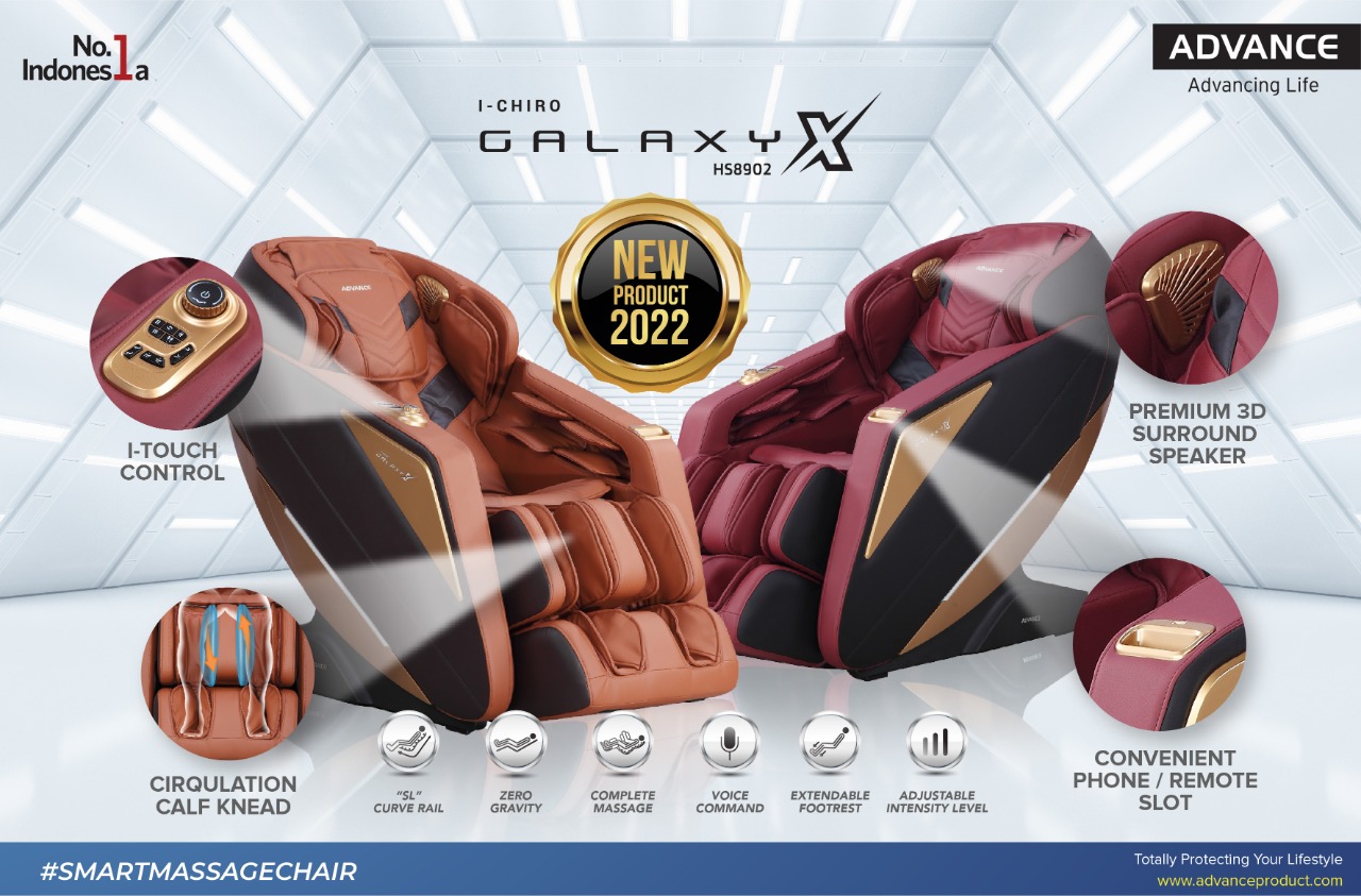 PROMO KURSI PIJAT ICHIRO GALAXY X FREE LIVA CHAIR - Gambar 2