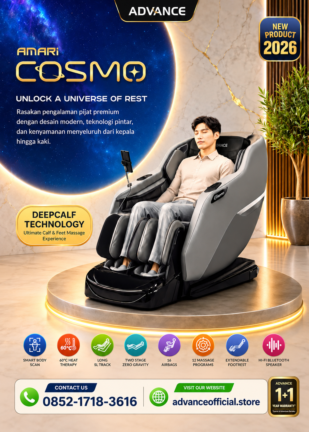 NEW KURSI PIJAT AMARI COSMOS